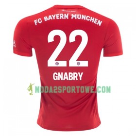 Koszulka Bayern Monachium Serge Gnabry 22 Domowe Stroje Piłkarskie 2019/20 Krótki Rękaw